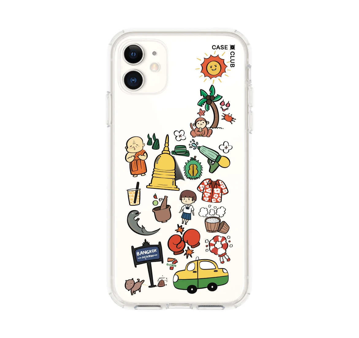 เคสใส iphone 11 รวมสติกเกอร์ amazing thailand